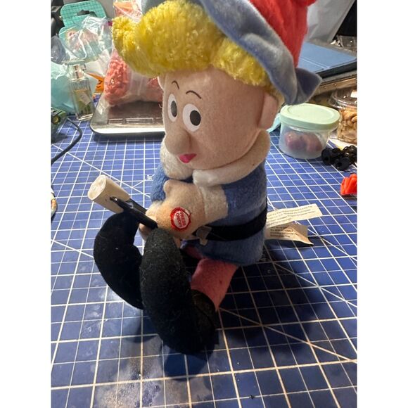 Rudolph the red nosed reindeer HERMEY elf retro vintage Gemmy animated plush - Picture 1 of 1